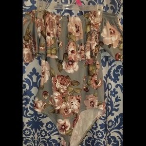 Floral Body suit